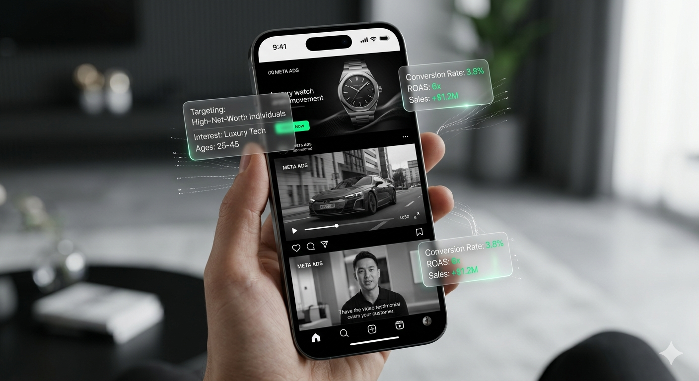 Meta Ads campaign dashboard