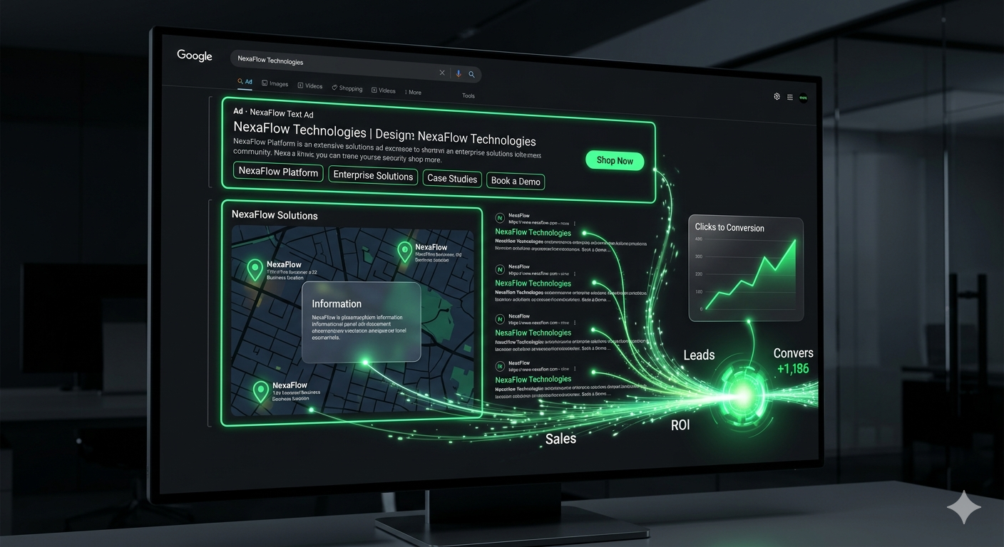 Google Search Ads campaign dashboard