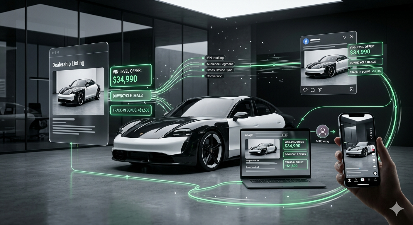 Dealership marketing with VIN-level offer