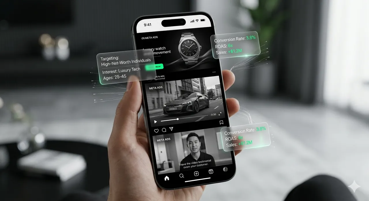 Meta Ads campaign dashboard
