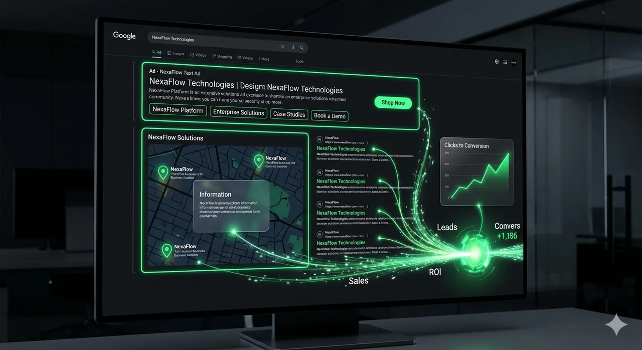 Google Search Ads campaign dashboard