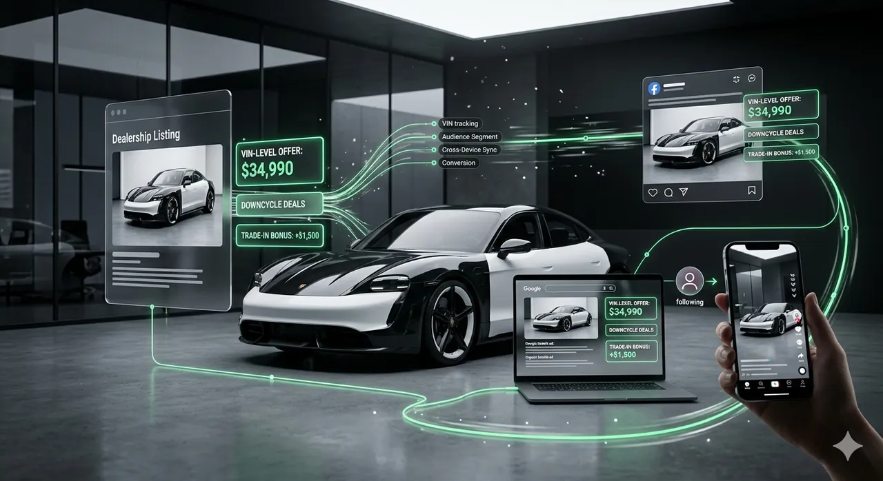 Dealership marketing with VIN-level offer
